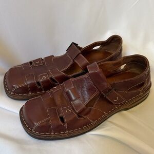 Josef Seibel Leather Fisherman Sandals